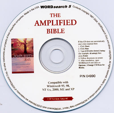 Now you can have the valuable Amplifed Bible Commentary on CDROM from WordSearch Computer Software Company. Text is fully searchable.