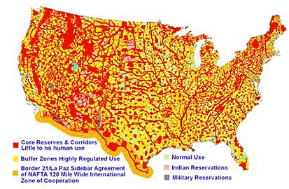 Yellowstone Explosion Map